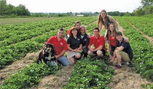 Famille Beaudoin de la Ferme La Ros&eacute;e du Matin &agrave; Saint-Antoine-de-Tillly